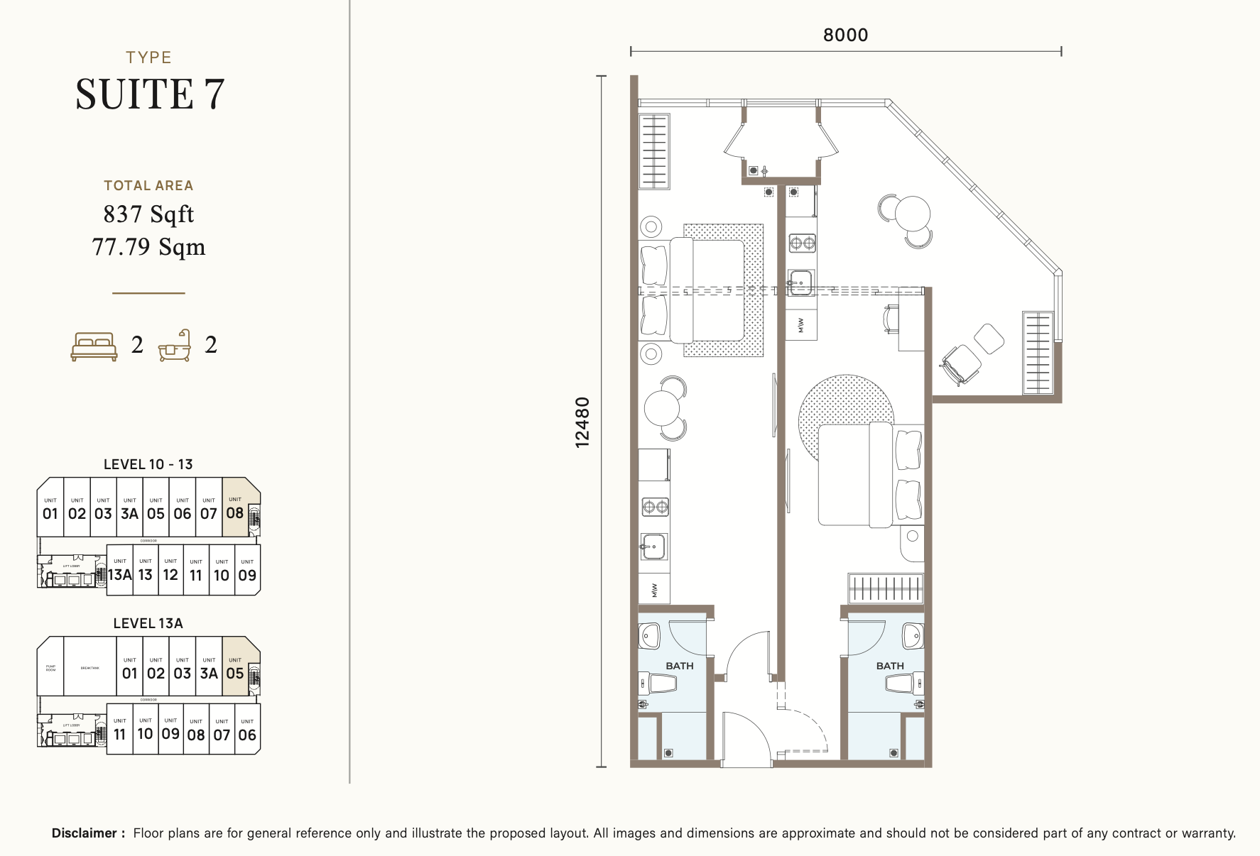 Alderwood Residence Suites 7 floor plan