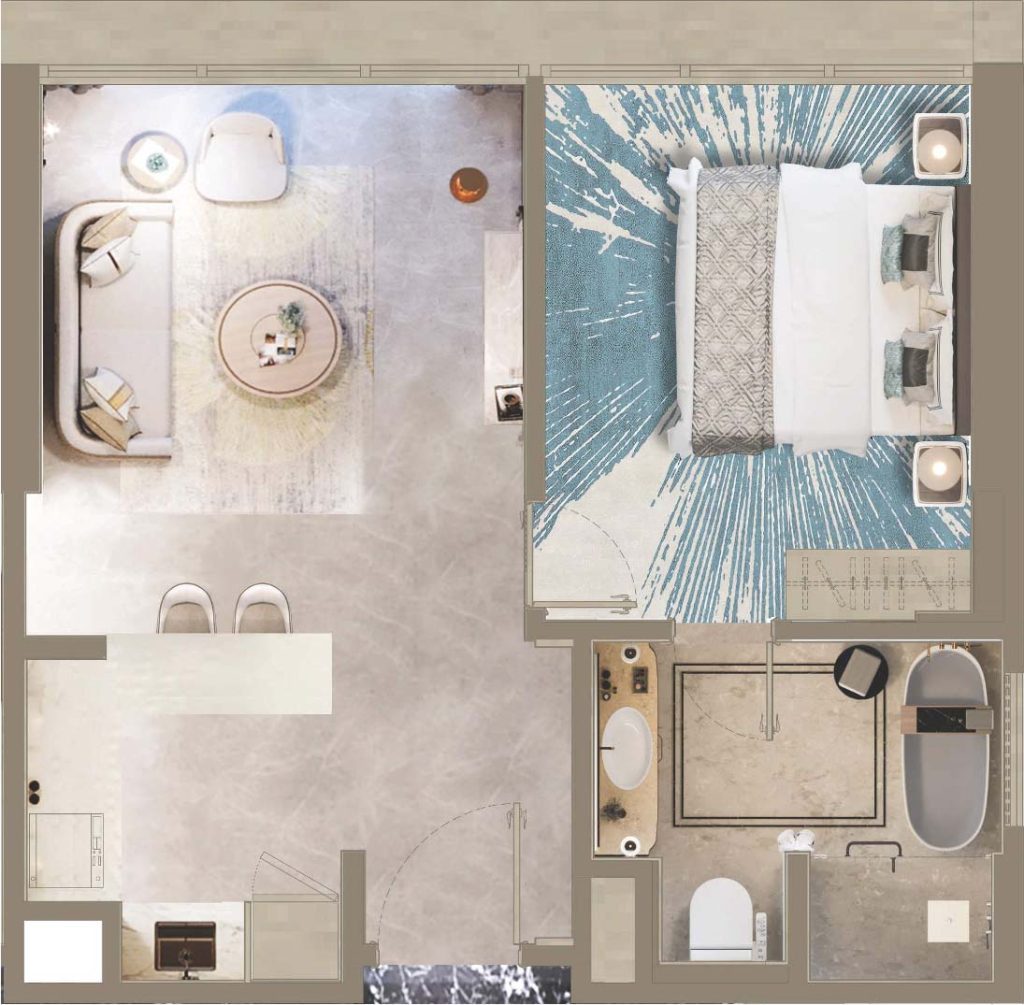 CORE Residence @ TRX CORE Suites · Type A3 floor plan