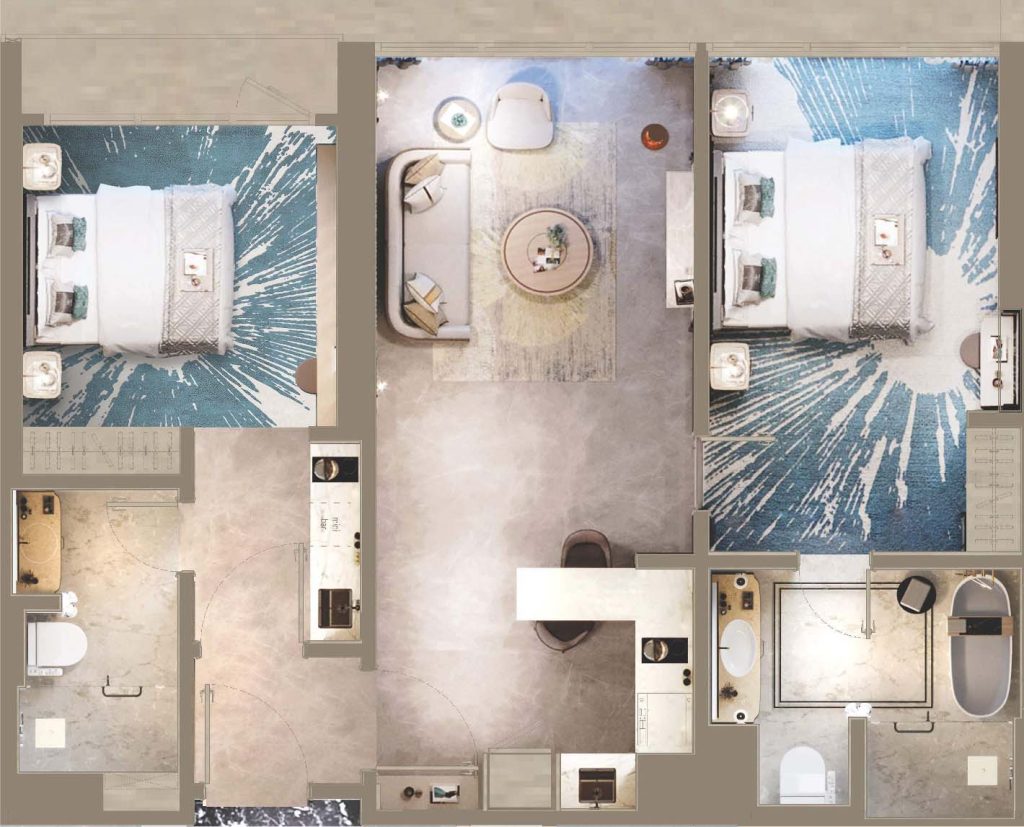 CORE Residence @ TRX CORE Suites · Type D1 floor plan