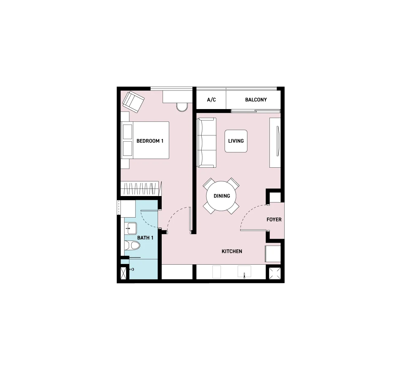 SWNK Houze @ BBCC Type B floor plan