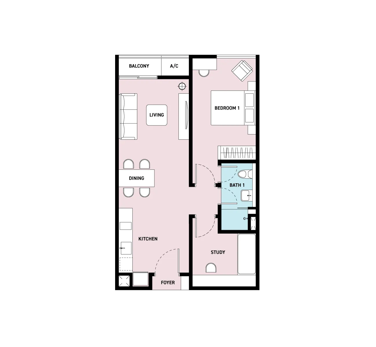 SWNK Houze @ BBCC Type C floor plan